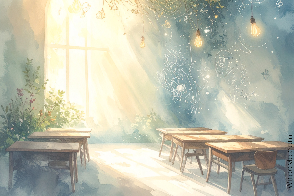 Magical classroom setting to help teach coding at home for K-5.