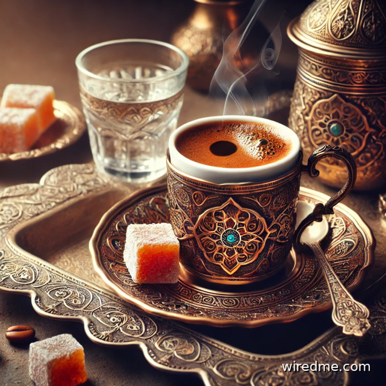 The art of brewing Turkish coffee: A centuries-old tradition that brings rich flavors and cultural heritage to every cup.