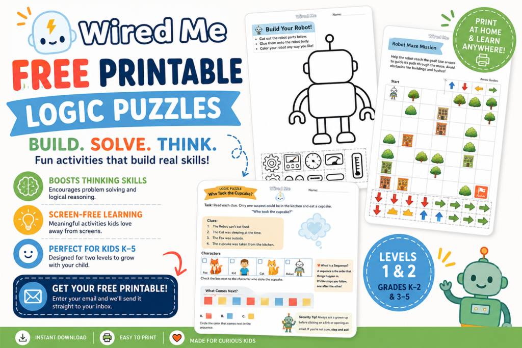 Unplugged Coding Freebies | Free Printables for Kids